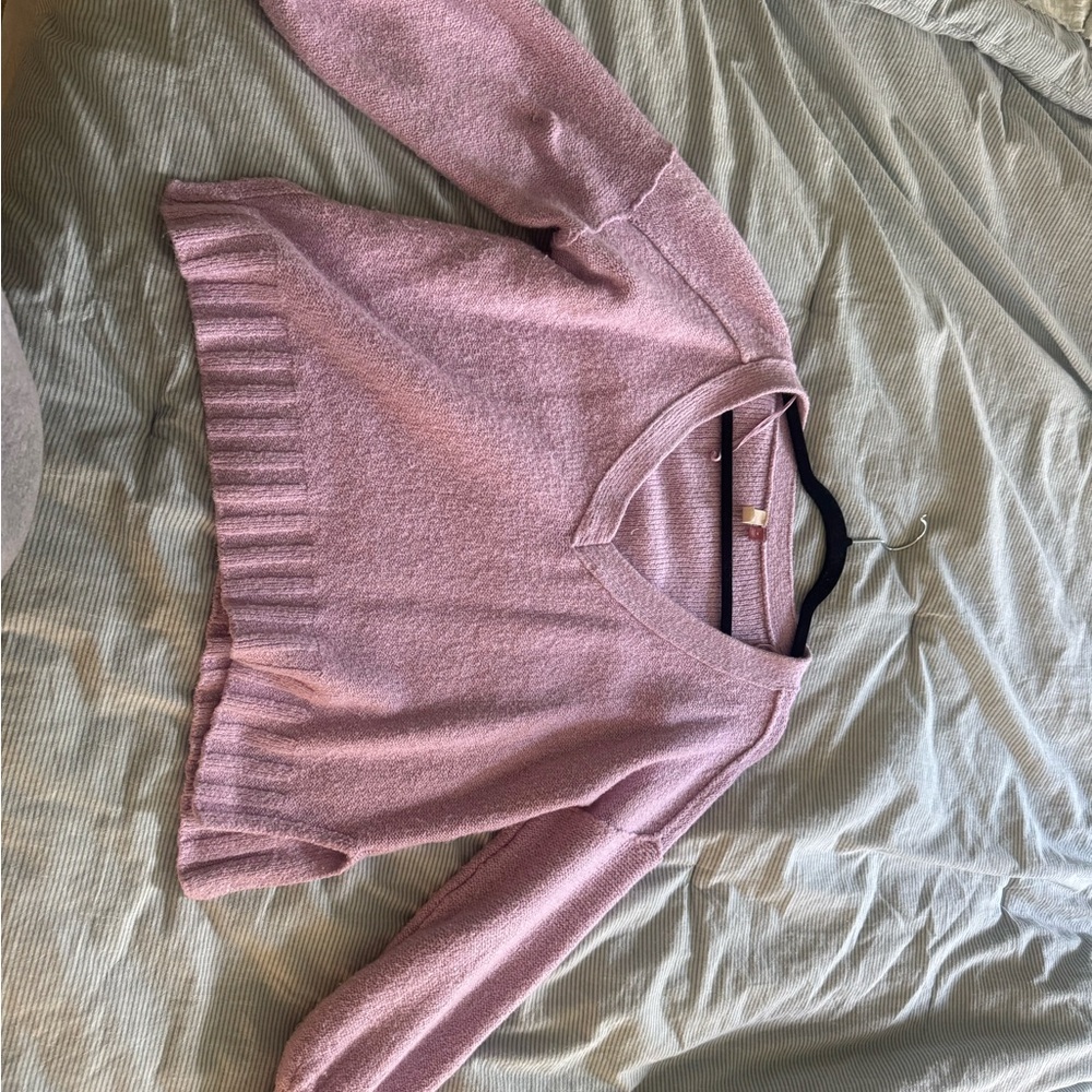 Women's lavenderSweater- Anthropolgie